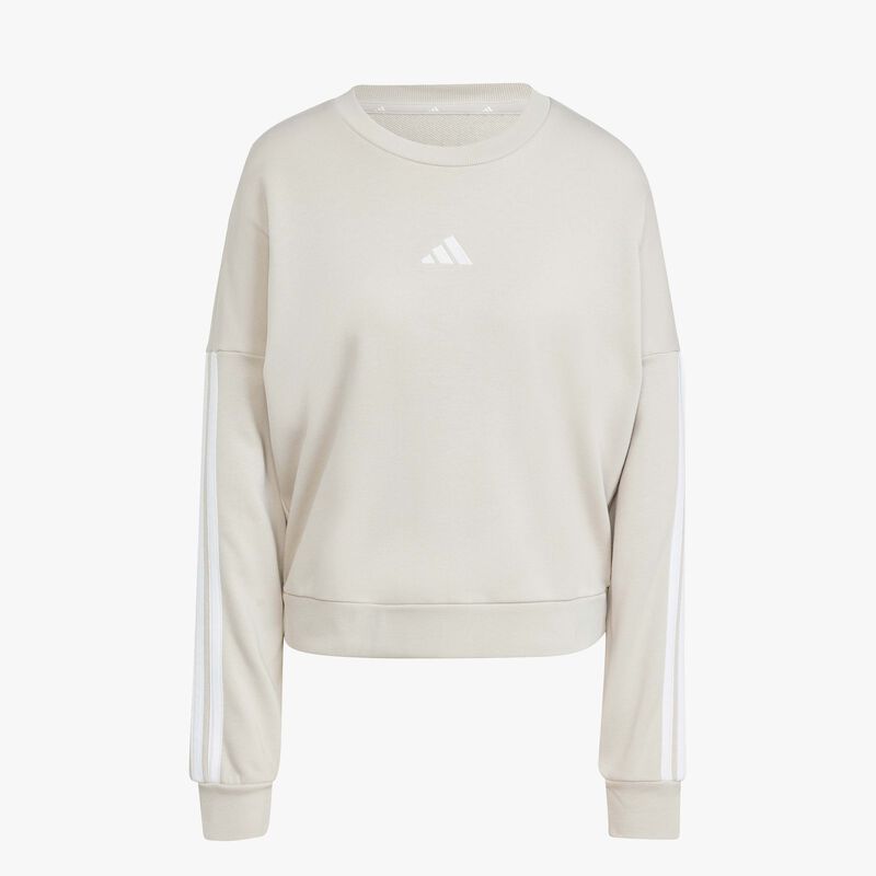 adidas Polerón Essentials 3 Tiras French Terry, GRIS, hi-res image number null