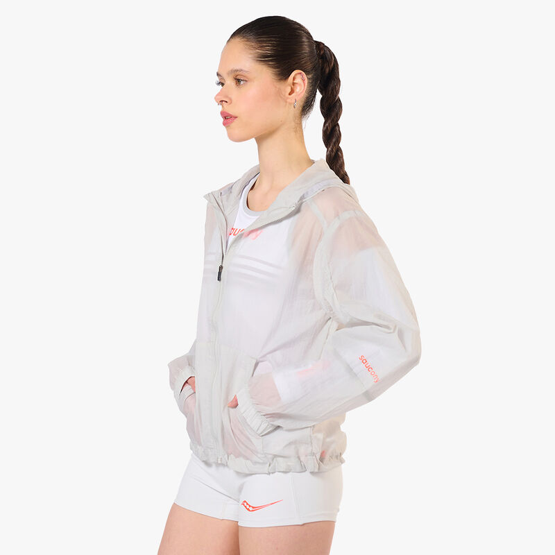 Saucony Chaqueta Elevate Packaw, GRIS, hi-res image number null