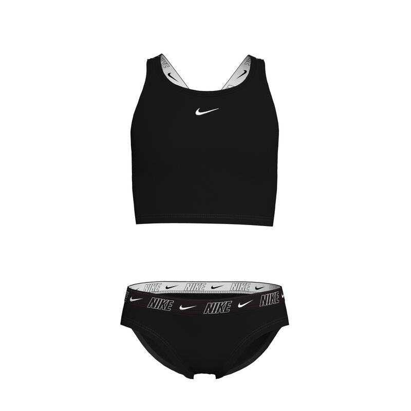 Nike Traje de Ba&ntilde;o Crossback Midkini Set, NEGRO, hi-res image number null