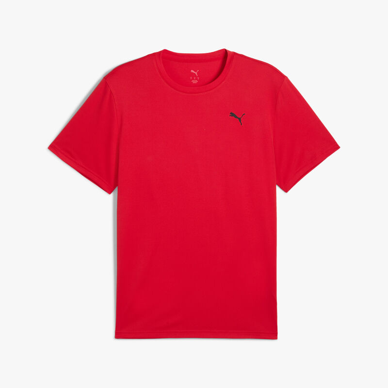Puma Polera TAD Essentials Texture Poly, ROJO, hi-res image number null