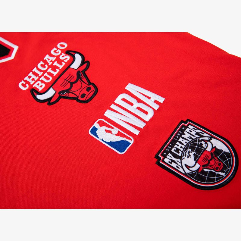 NBA Polera Logo Patches Bulls, ROJO, hi-res image number null