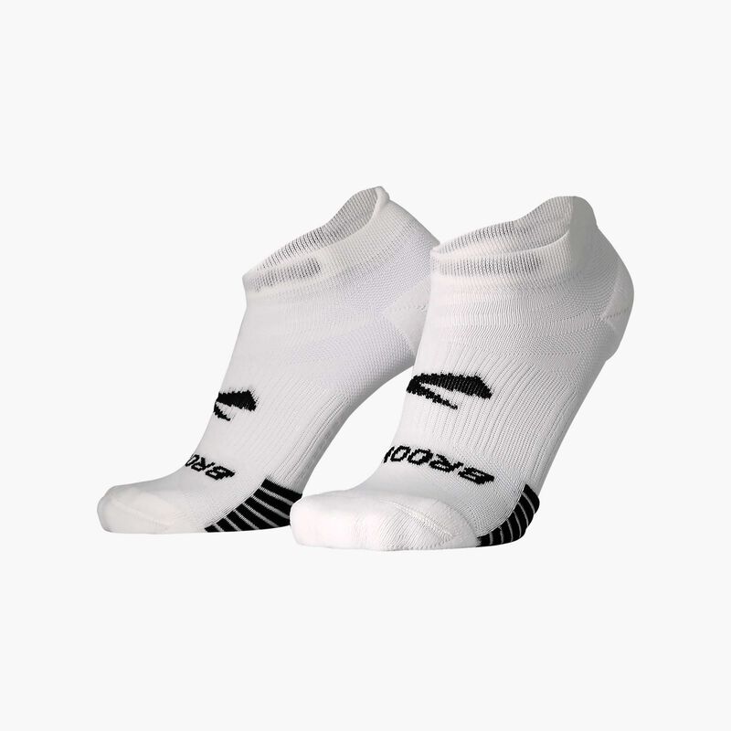 Brooks Ghost Lite No Show Tobilleras 2 Pares, BLANCO, hi-res image number null