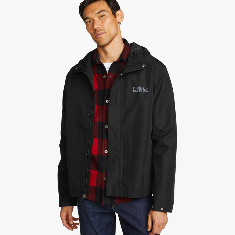 Eddie Bauer Rainfoil Storm Rain Jacket, NEGRO, hi-res image number null