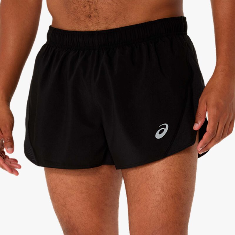 Asics Shorts Silver Split, NEGRO, hi-res image number null