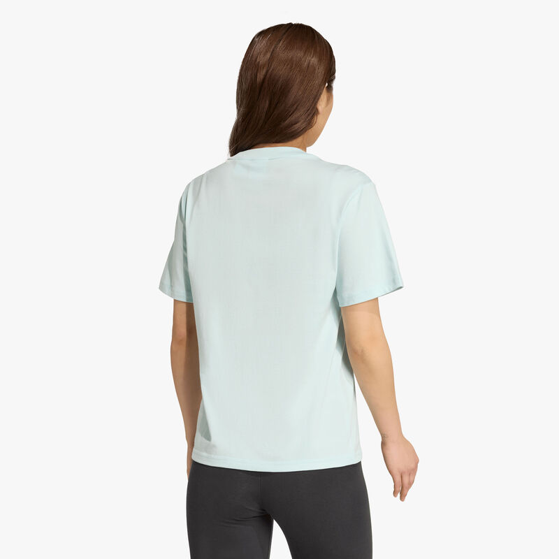 adidas Polera Essentials Logo Peque&ntilde;o Algod&oacute;n, VERDE, hi-res image number null