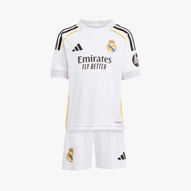 adidas Miniconjunto de local del Real Madrid 25/26, BLANCO, hi-res image number null