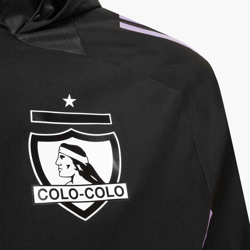 adidas Chaqueta todo clima Colo-Colo 2025, NEGRO, hi-res image number null