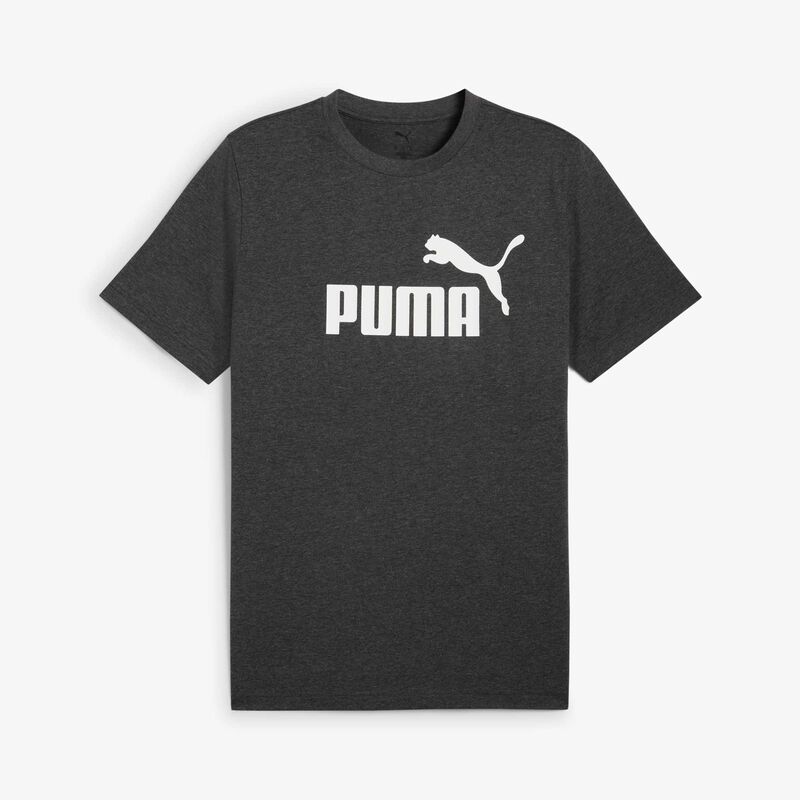 Puma Polera Essential Logo Heather, NEGRO, hi-res image number null
