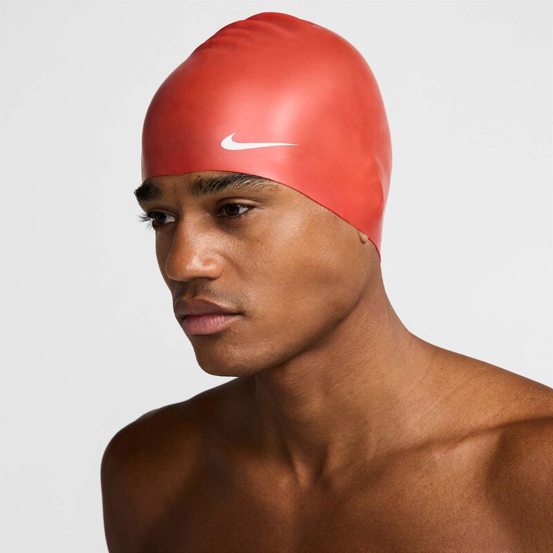 Nike Gorro de Nataci&oacute;n Solid Silicone, ROJO, hi-res image number null