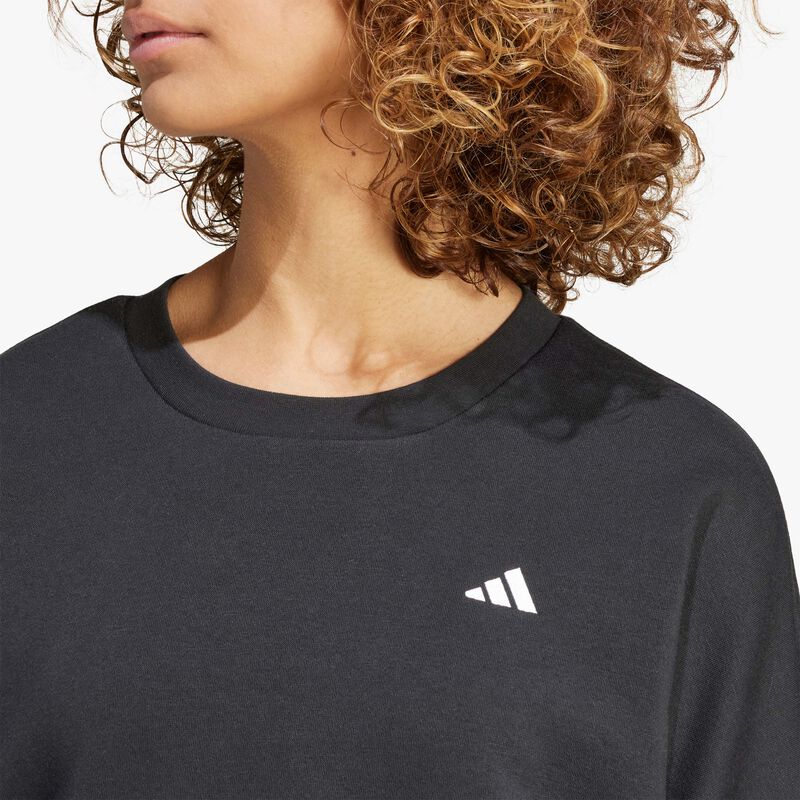 adidas Polerón Essentials Small Logo Feel Cozy, NEGRO, hi-res image number null