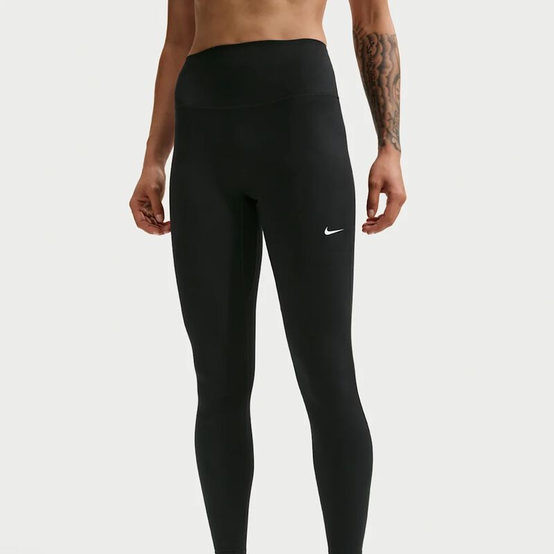 Nike One Calzas Seamless Front, NEGRO, hi-res image number null