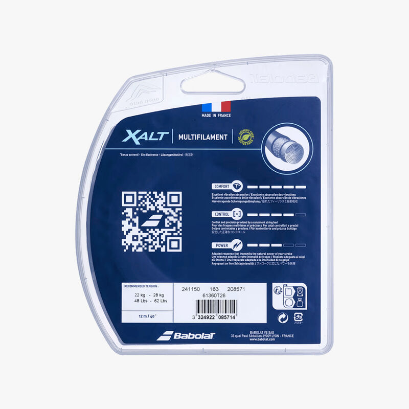 Babolat Cuerda Tenis Xalt 130mm 12mt, BLANCO, hi-res image number null