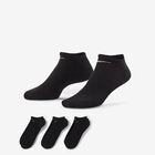 Nike Everyday Cushioned Invisibles 3 Pares, NEGRO, hi-res
