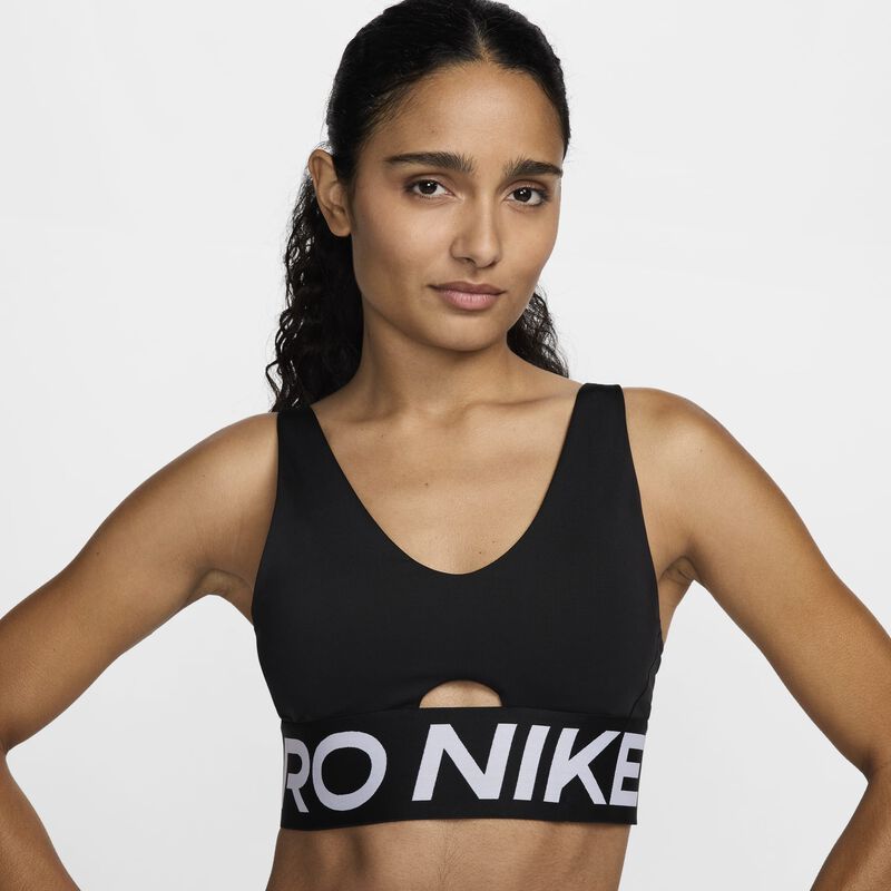 Nike Pro Indy Plunge, NEGRO, hi-res image number null