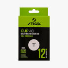 Stiga Pelota Cup 40+ 12 Pack, BLANCO, hi-res