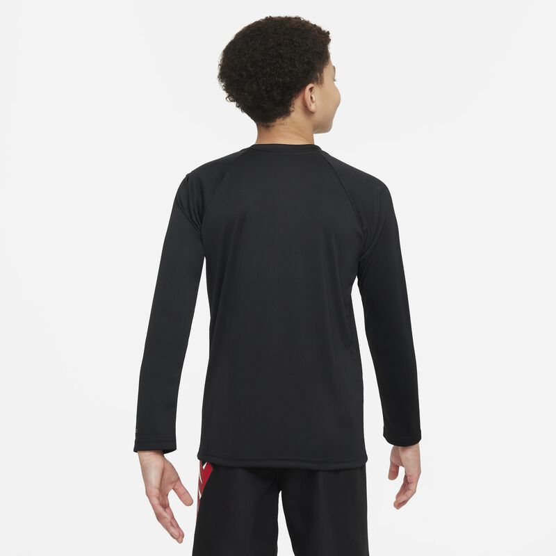 Nike Polera Swim Hydroguard, NEGRO, hi-res image number null