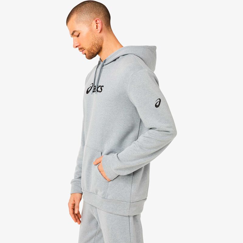 Asics Polerón Fleece Pullover, GRIS, hi-res image number null