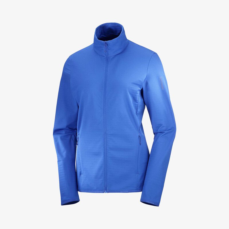 Salomon Poler&oacute;n Outrack Full Zip Mid, AZUL, hi-res image number null