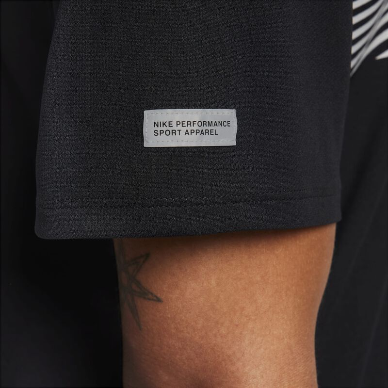 Nike Polera Miler Flash, NEGRO, hi-res image number null