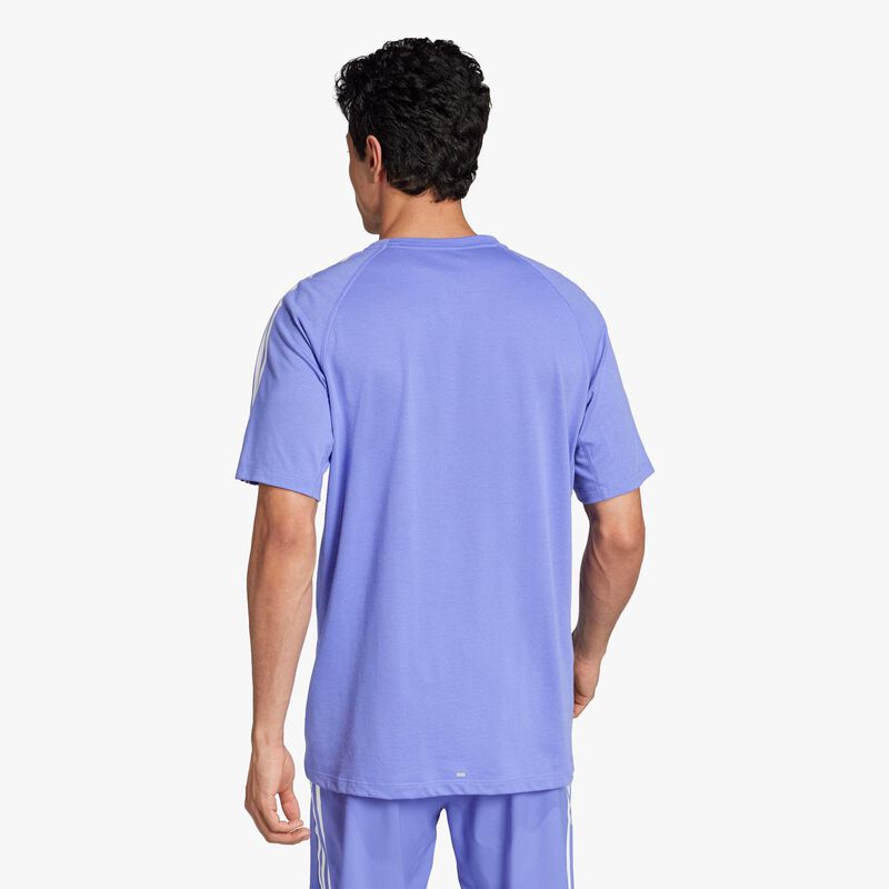 adidas Polera Own The Run 3 Bandas, AZUL, hi-res image number null