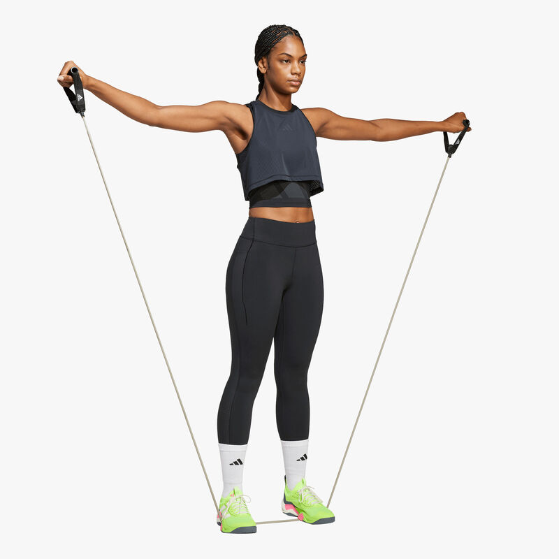 adidas Polera de Entrenamiento 2 en 1 Cool Intensity, NEGRO, hi-res image number null