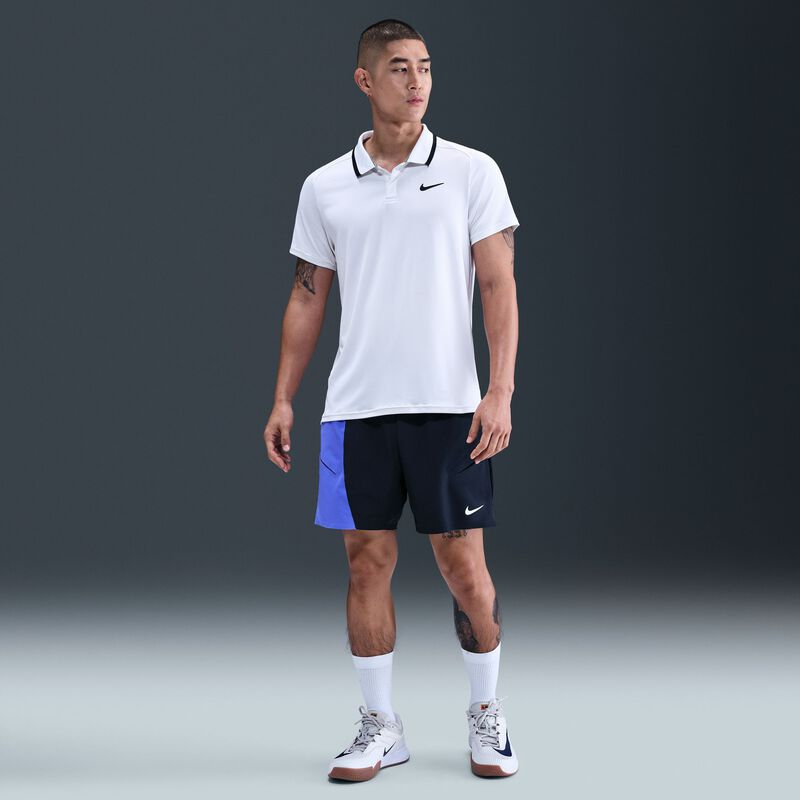 NikeCourt Shorts de tenis Slam, AZUL, hi-res image number null