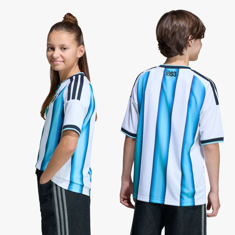 adidas Camiseta Local Messi Selecci&oacute;n Argentina 26 Ni&ntilde;os, BLANCO, hi-res image number null