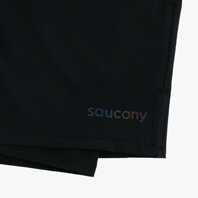 Saucony Shorts Outpace 7" 2-in-1, NEGRO, hi-res image number null