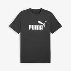 Puma Polera Essential Logo Heather, NEGRO, hi-res