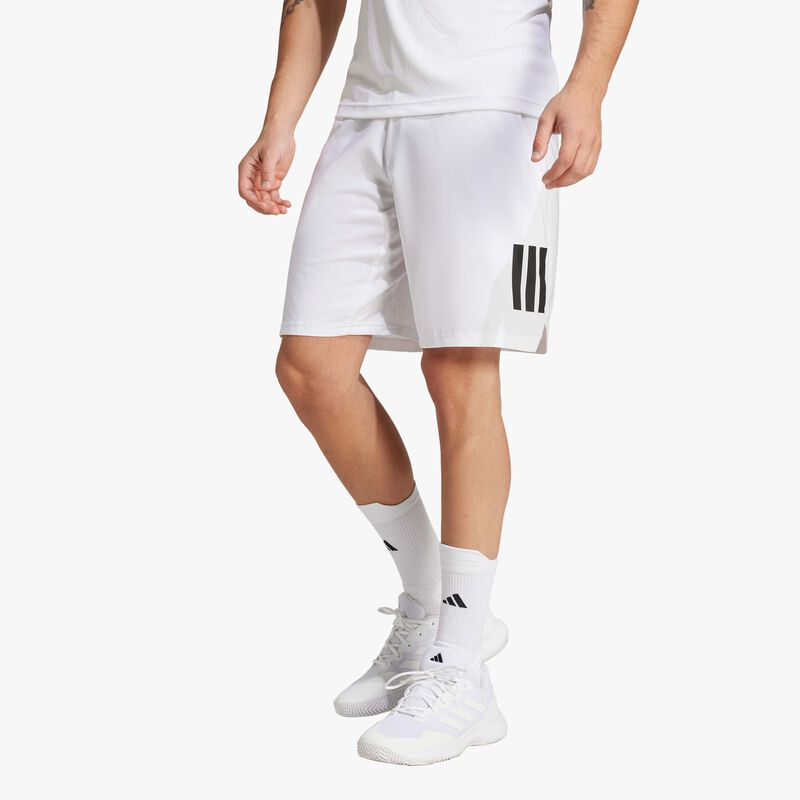 adidas Shorts de Tenis Club Climacool 3 Bandas, BLANCO, hi-res image number null