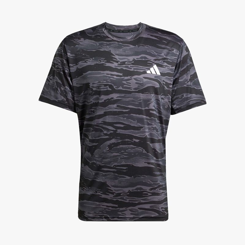 adidas Polera Train Essentials Camo AOP, NEGRO, hi-res image number null