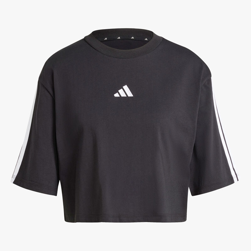 adidas Polera Essentials 3 Tiras, NEGRO, hi-res image number null