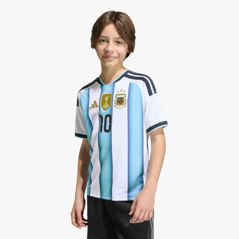 adidas Camiseta Local Selecci&oacute;n Argentina 26 Messi Ni&ntilde;os, BLANCO, hi-res image number null
