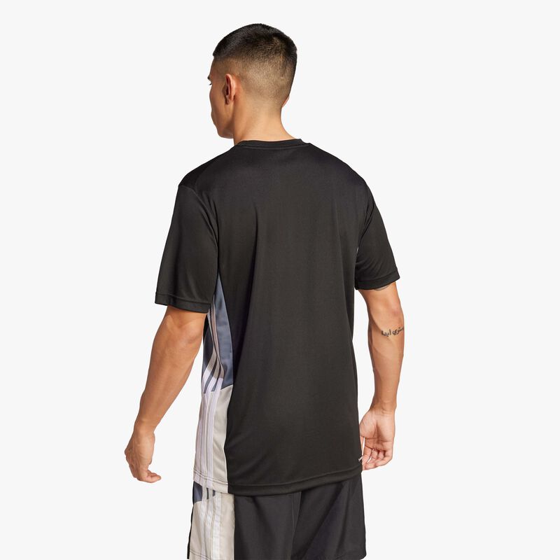 adidas Polera Train Essentials Seasonal Colorblock, NEGRO, hi-res image number null