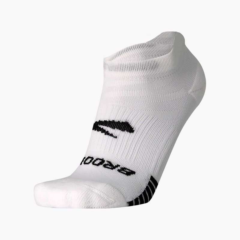 Brooks Ghost Lite No Show Tobilleras 2 Pares, BLANCO, hi-res image number null