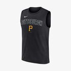 MLB BVD Muscle, NEGRO, hi-res