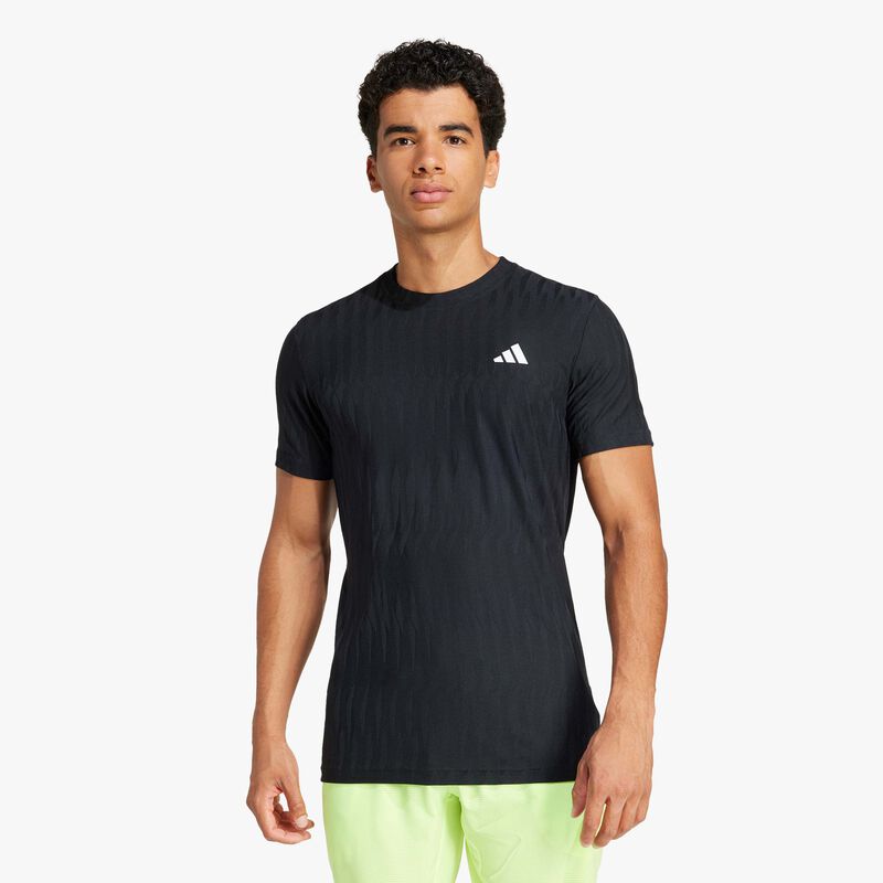 adidas Polera de tenis FreeLift Pro Climacool+, NEGRO, hi-res image number null