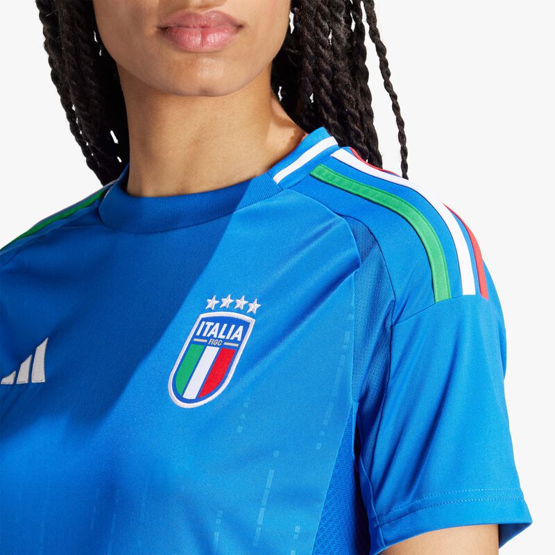 adidas Camiseta Local Italia 24, AZUL, hi-res image number null