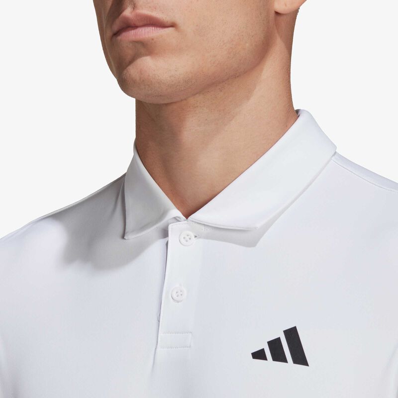 adidas Polera Club Tennis 3 bandas, BLANCO, hi-res image number null