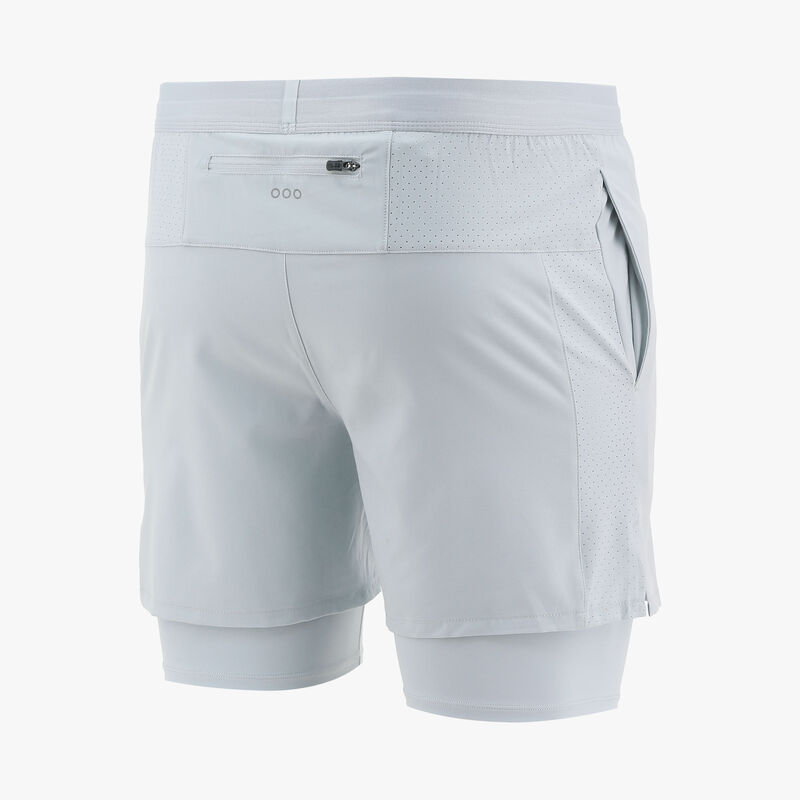 Saucony Shorts Outpace 7" 2-in-1, GRIS, hi-res image number null
