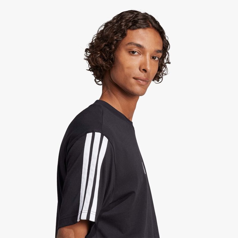 adidas Polera Essentials 3 Tiras Tejido Jersey, NEGRO, hi-res image number null