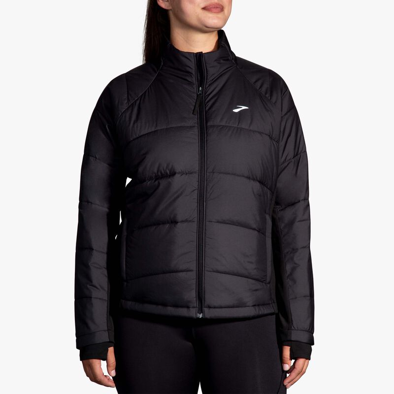Brooks Shield Hybrid Jacket 3.0, NEGRO, hi-res image number null