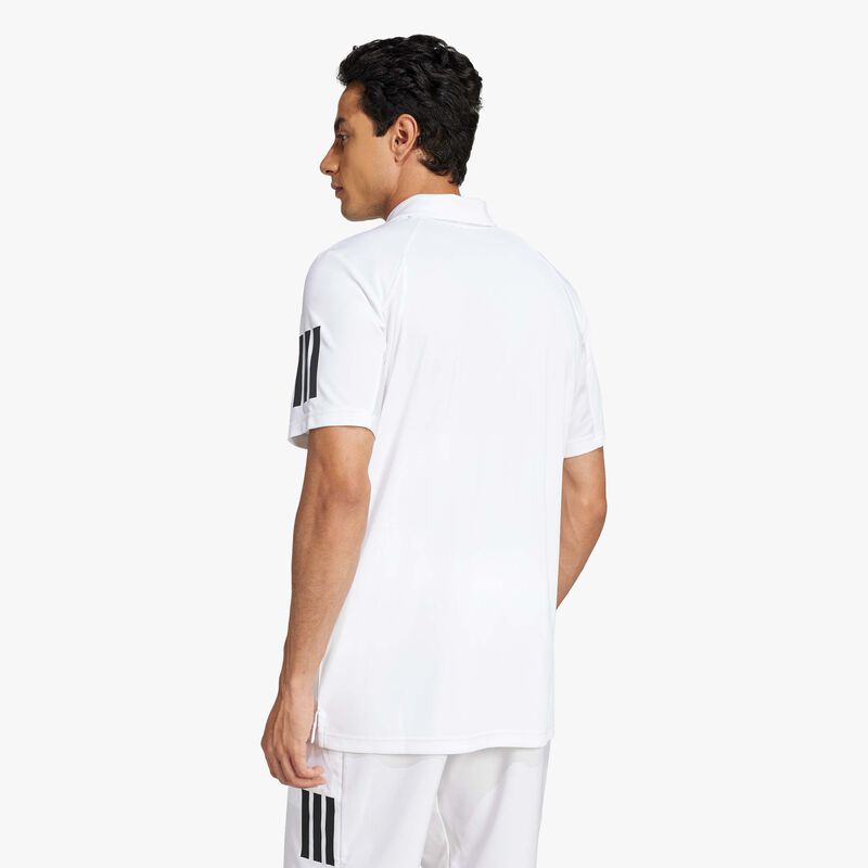 adidas Polera Club Tennis 3 bandas, BLANCO, hi-res image number null