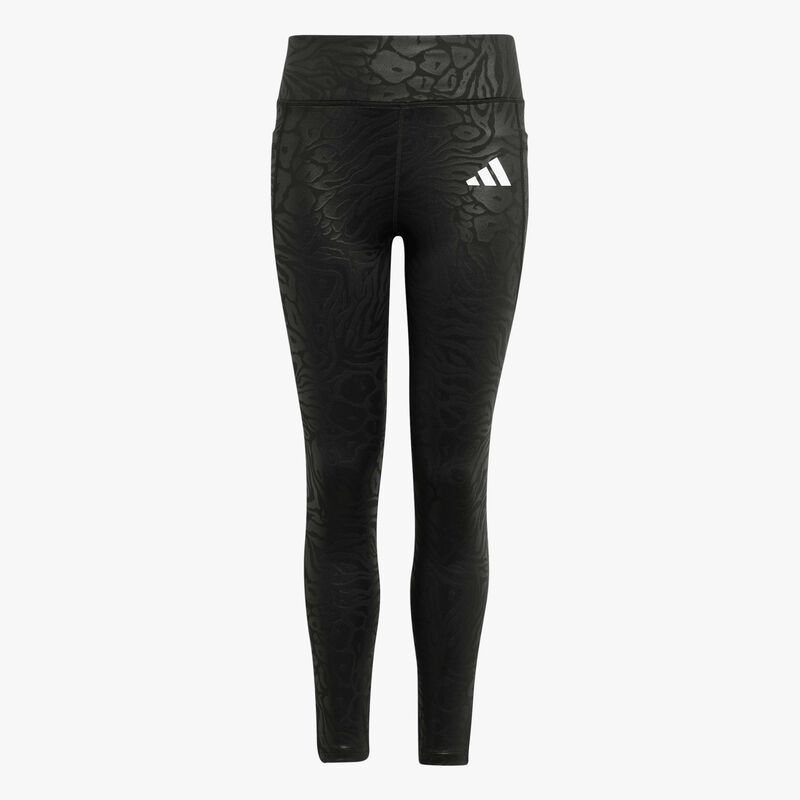 adidas Calzas con estampado animal All Sports Optime Ni&ntilde;as, NEGRO, hi-res image number null