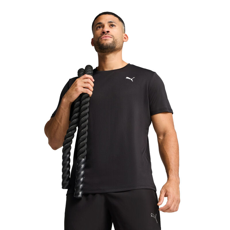 Puma Polera TAD Essentials Texture Poly, NEGRO, hi-res image number null