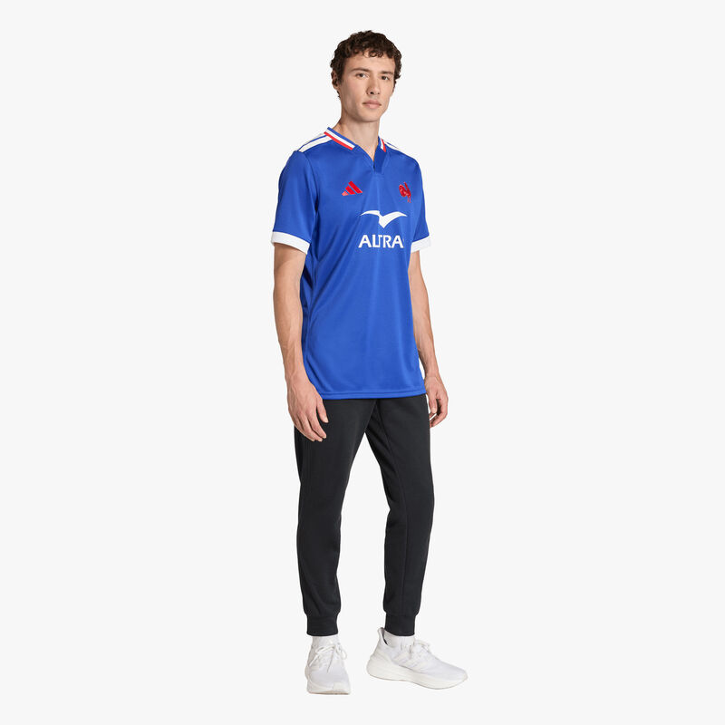 adidas Camiseta de Rugby Local Francia Versi&oacute;n Fan, AZUL, hi-res image number null