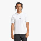 adidas Polera Essentials Logo Peque&ntilde;o Tejido Jersey, BLANCO, hi-res