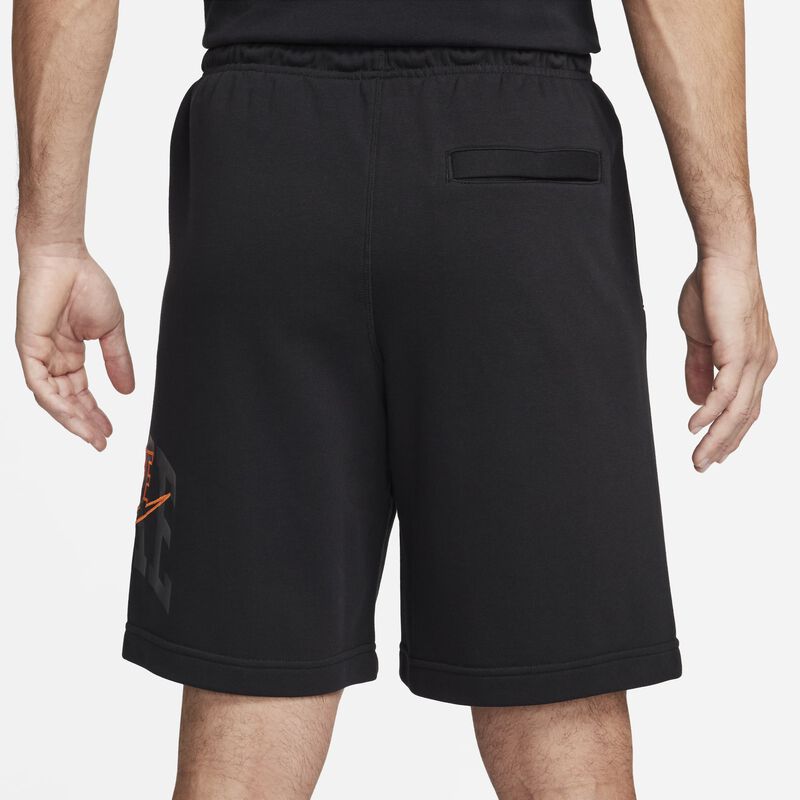 Nike Shorts de French Terry Club, NEGRO, hi-res image number null