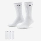 Nike Calcetines Everyday Cushioned Largos 3 Pares, BLANCO, hi-res