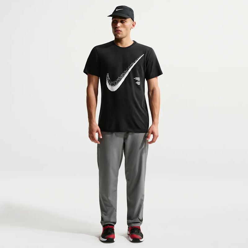 Nike Polera Dri-FIT Big Logo, NEGRO, hi-res image number null
